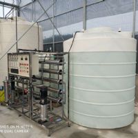 瀚高中联 1T/H双级反渗透设备青州花卉园区安装现场